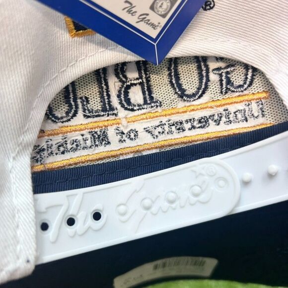 Michigan Wolverines Go Blue "The Game" Retro Script Embroidered Snapback Cap NWT - Picture 4 of 5